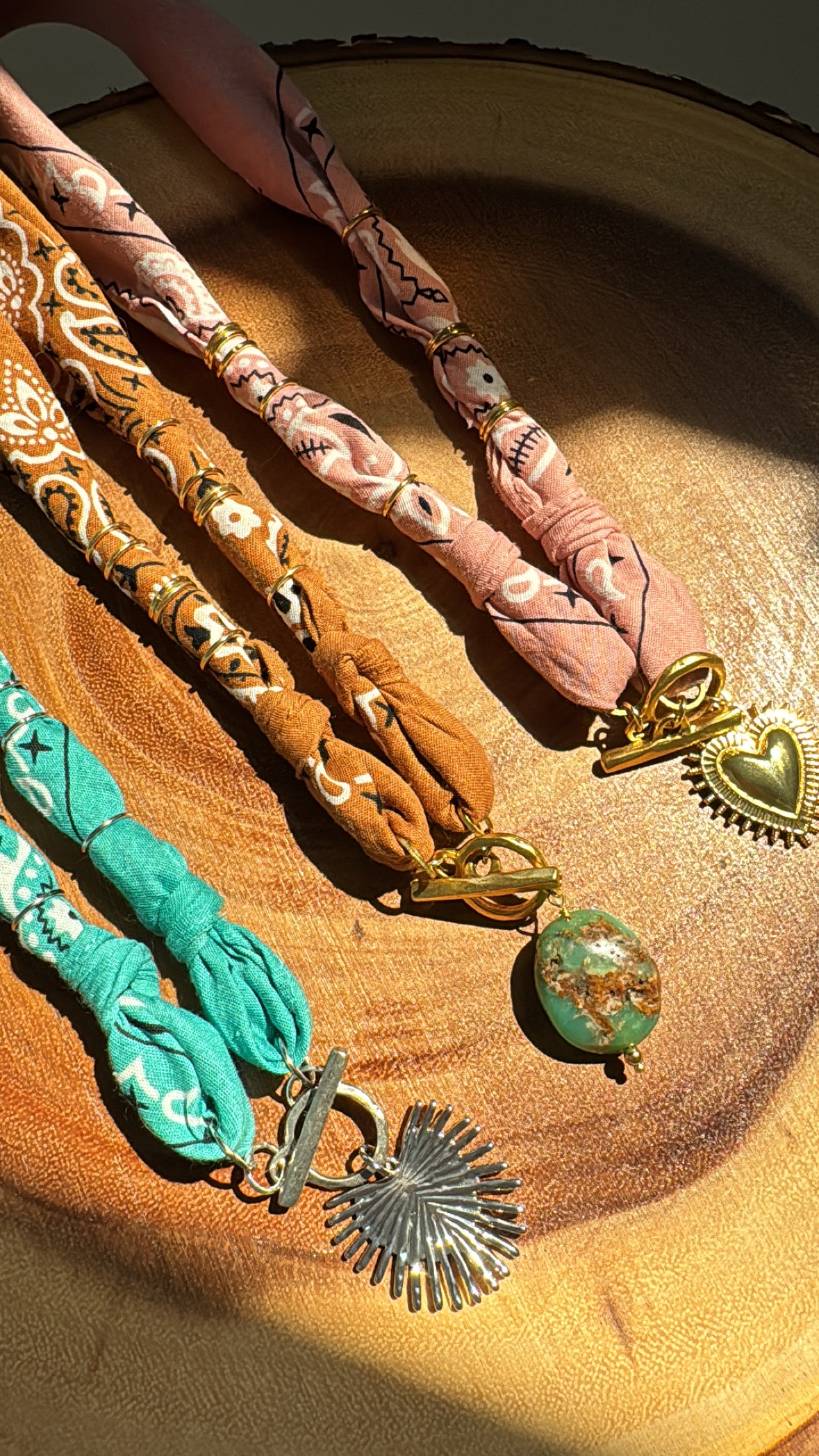 the Dakota Bandana Necklace