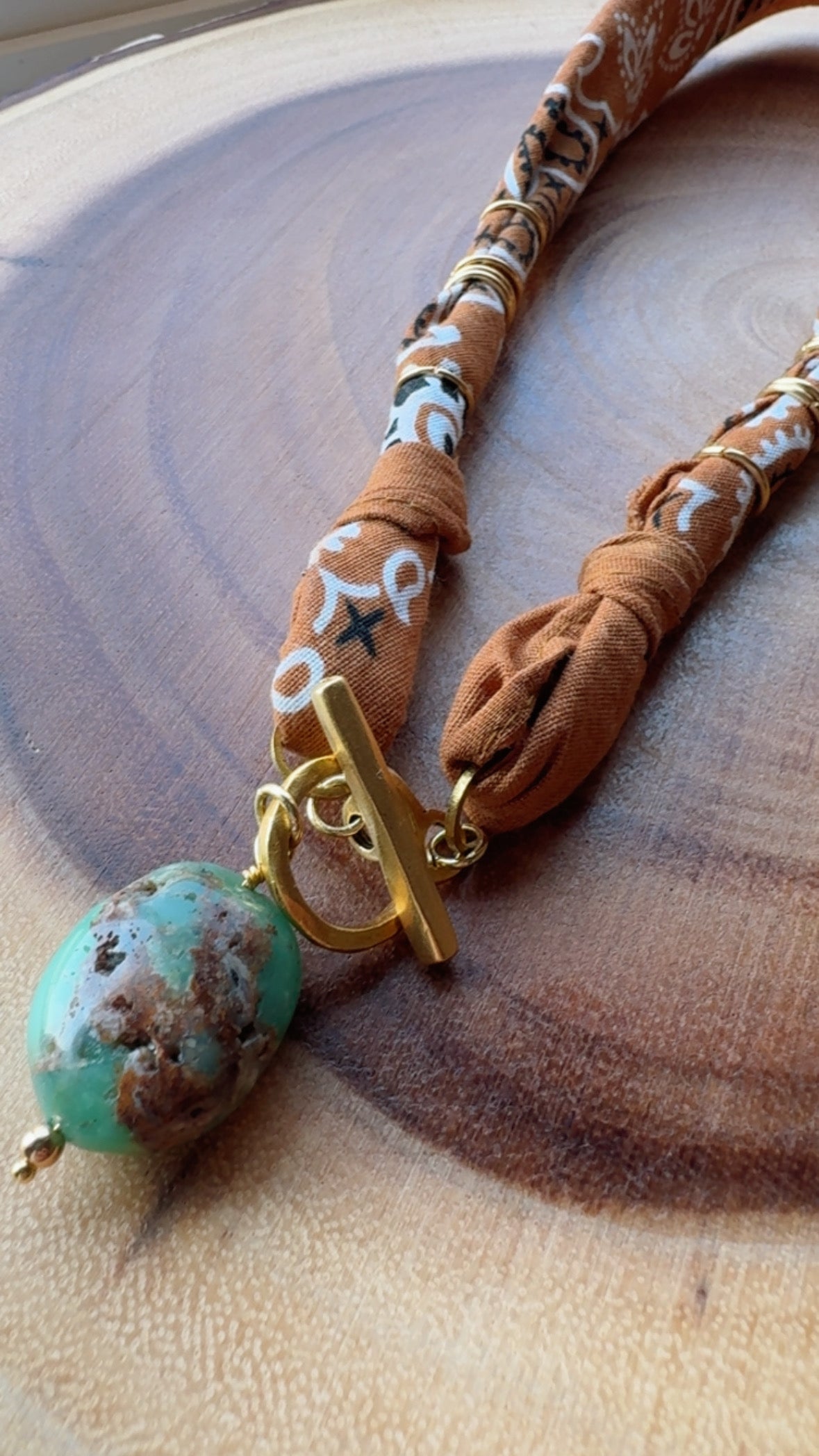 the Dakota Bandana Necklace