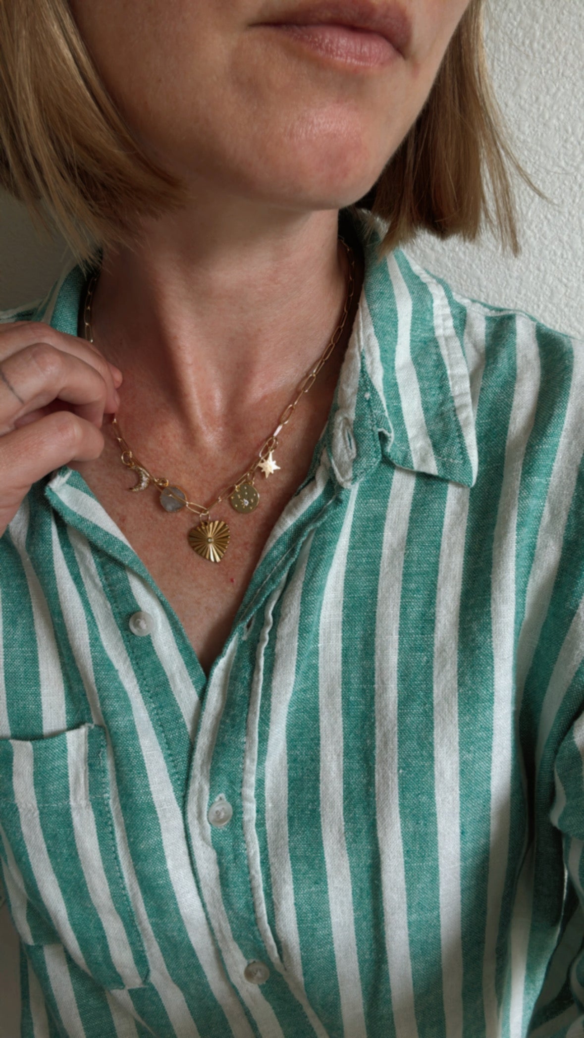 the Stargazer Charm Necklace