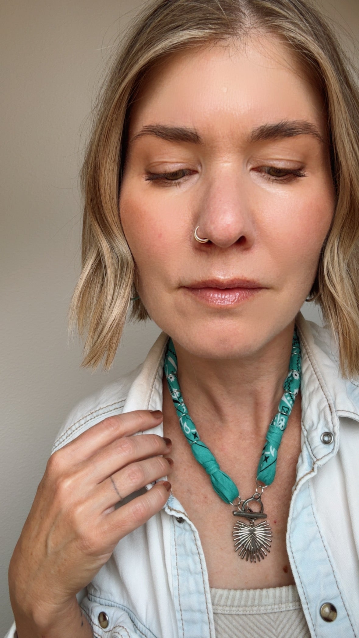 the Dakota Bandana Necklace